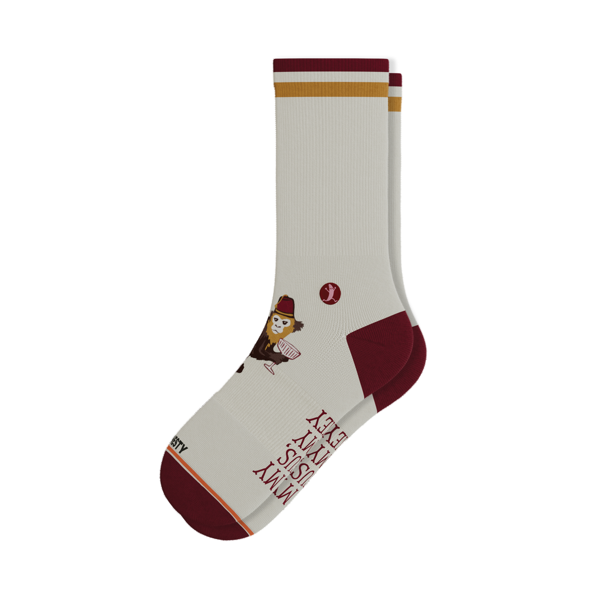 The Jungle Juice | Circus Monkey Heel Hammock™ Crew Socks - Shinesty