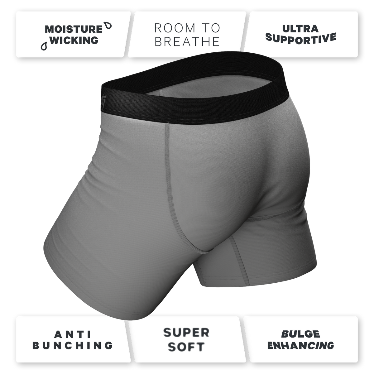 The Junk In The Trunk | Elephant Ball Hammock® Pouch Underwear With Fly - Shinesty