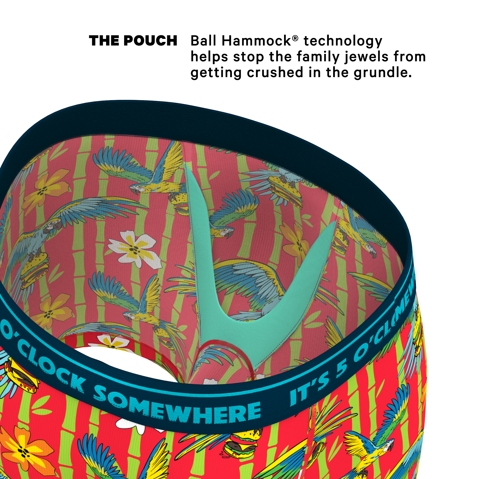 The Key West | Shinesty x Margaritaville® Ball Hammock® Pouch Underwear - Shinesty