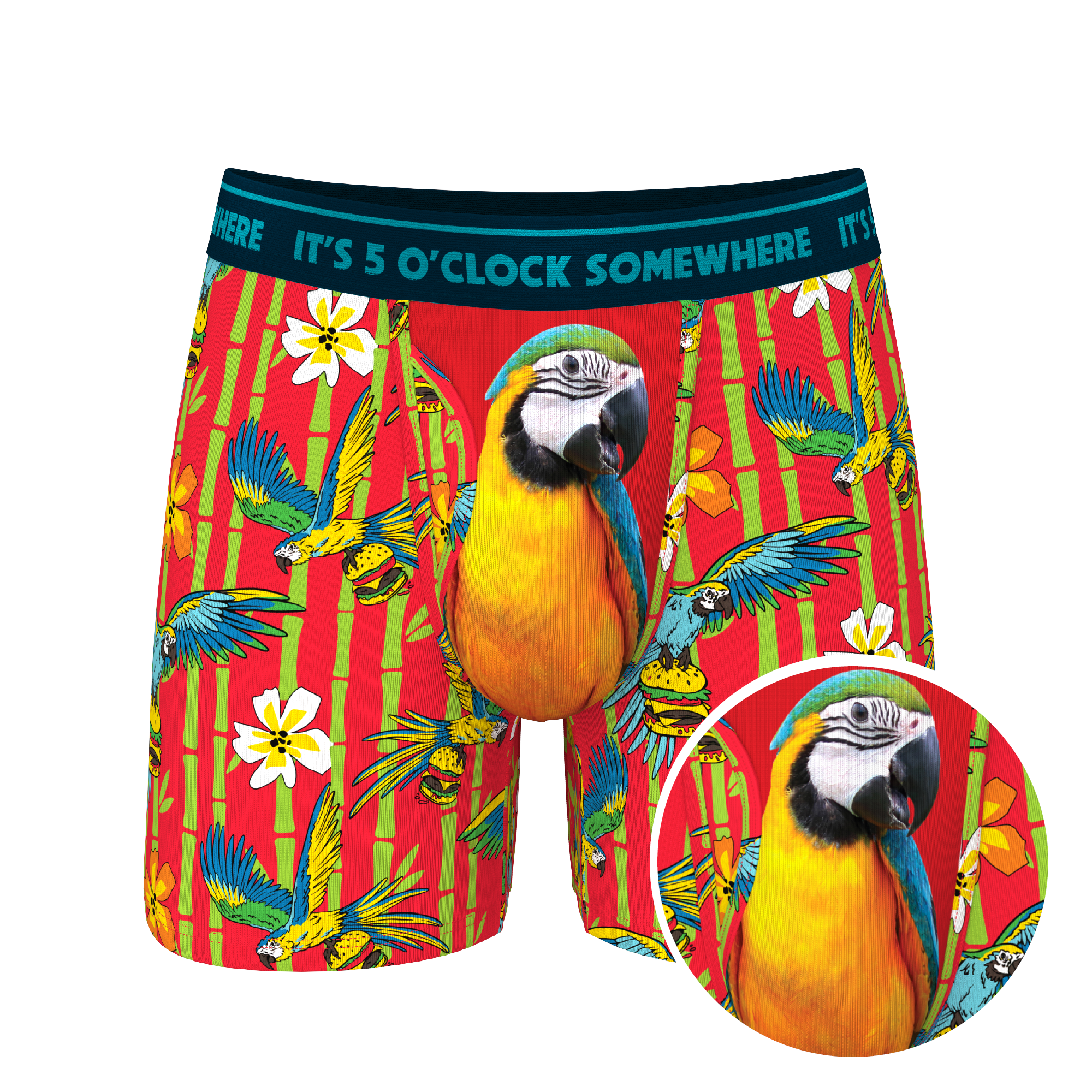 The Key West | Shinesty x Margaritaville® Ball Hammock® Pouch Underwear With Fly - Shinesty