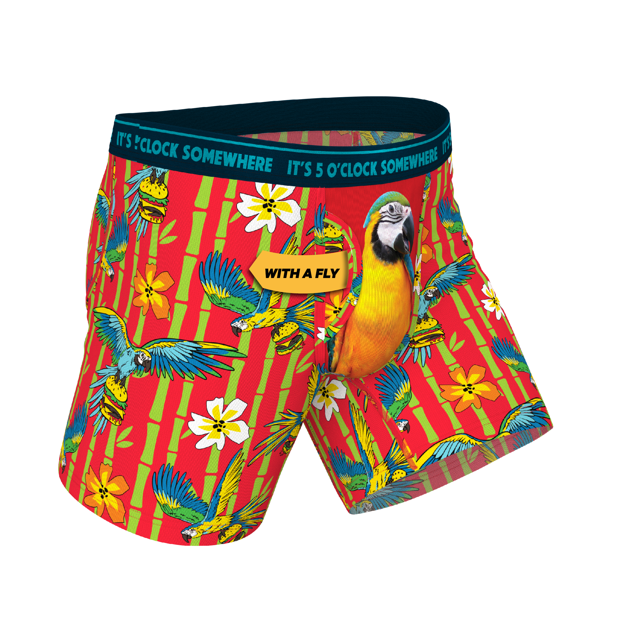 The Key West | Shinesty x Margaritaville® Ball Hammock® Pouch Underwear With Fly - Shinesty