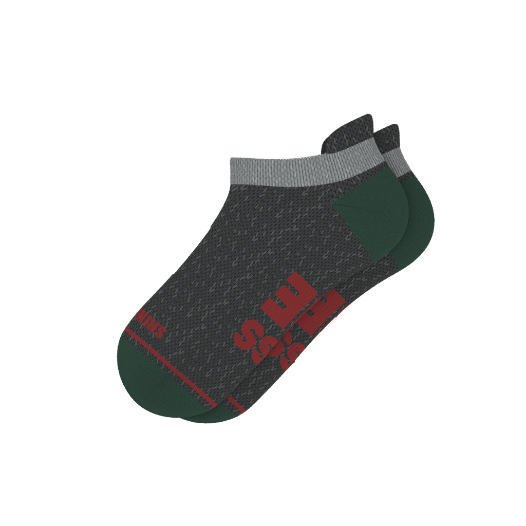The Kiss Me There | Mistletoe Heel Hammock™ Ankle Socks - Shinesty