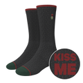The Kiss Me There | Mistletoe Heel Hammock™ Crew Socks - Shinesty