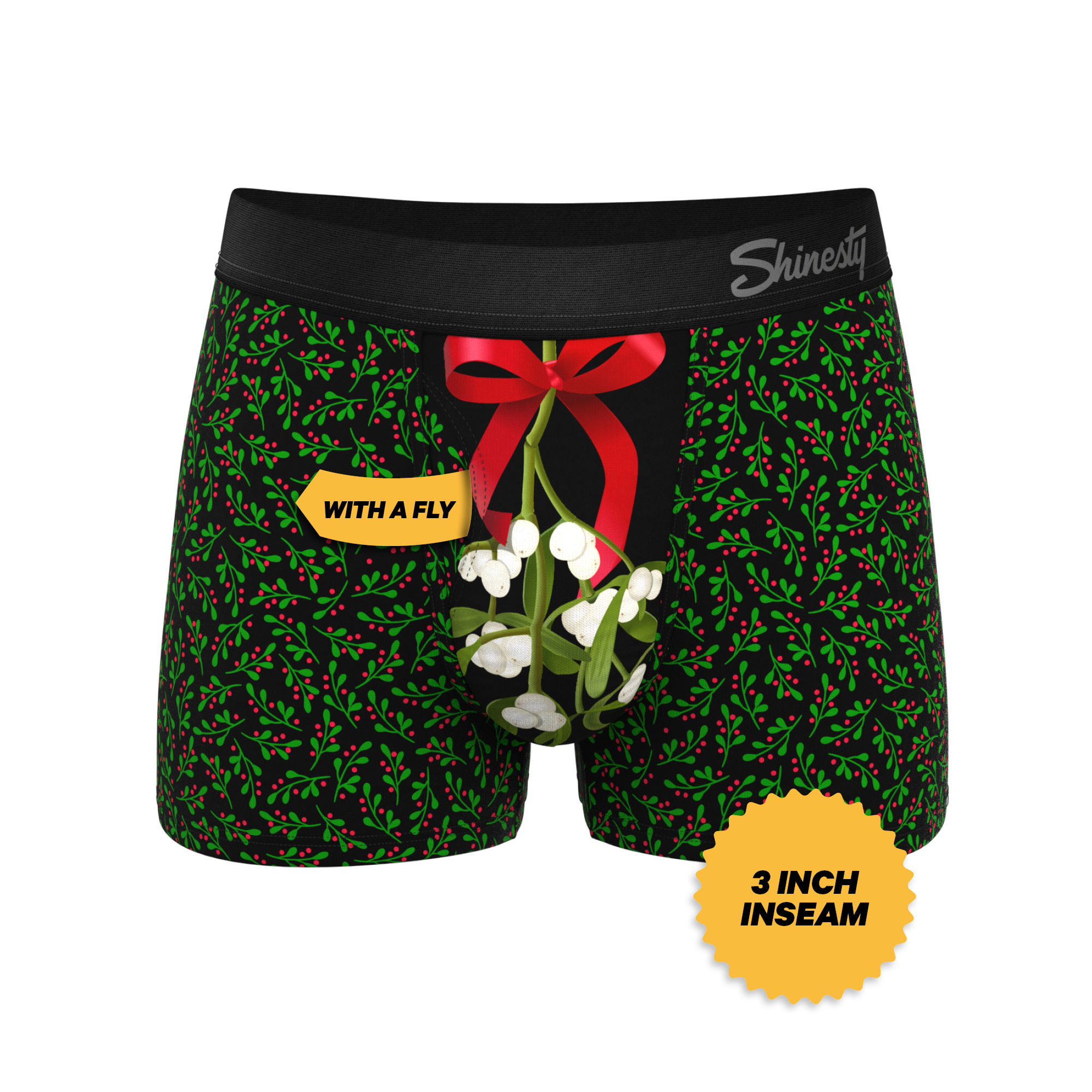 The Kiss Me There | Mistletoe Ball Hammock® Pouch Trunks Underwear - Shinesty