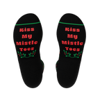 The Kiss Me There | Mistletoe Heel Hammock™ Quarter Crew Socks - Shinesty