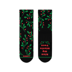 The Kiss Me There | Mistletoe Heel Hammock™ Quarter Crew Socks - Shinesty