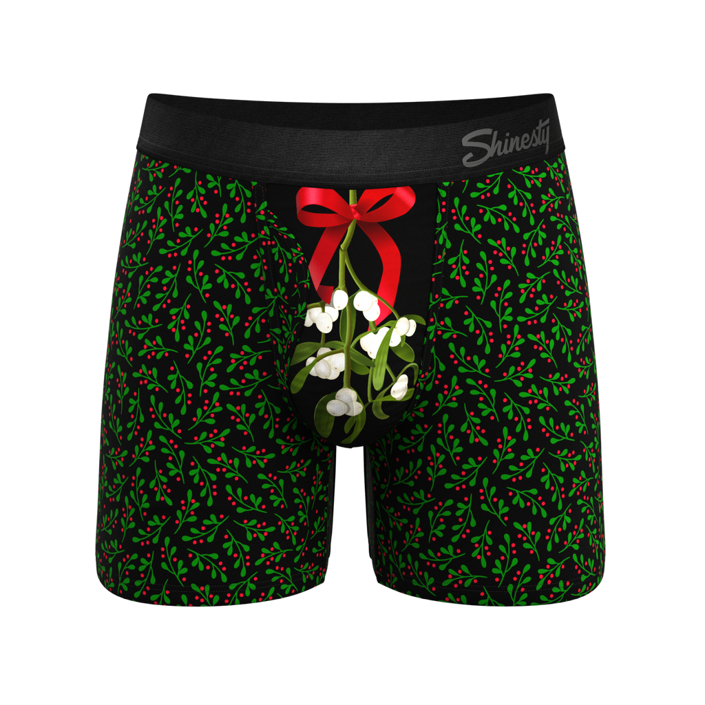 The Kiss Me There | Mistletoe Ball Hammock® Magnum Big Pouch Underwear - Shinesty