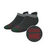 The Kiss Me There | Mistletoe Heel Hammock™ Ankle Socks - Shinesty