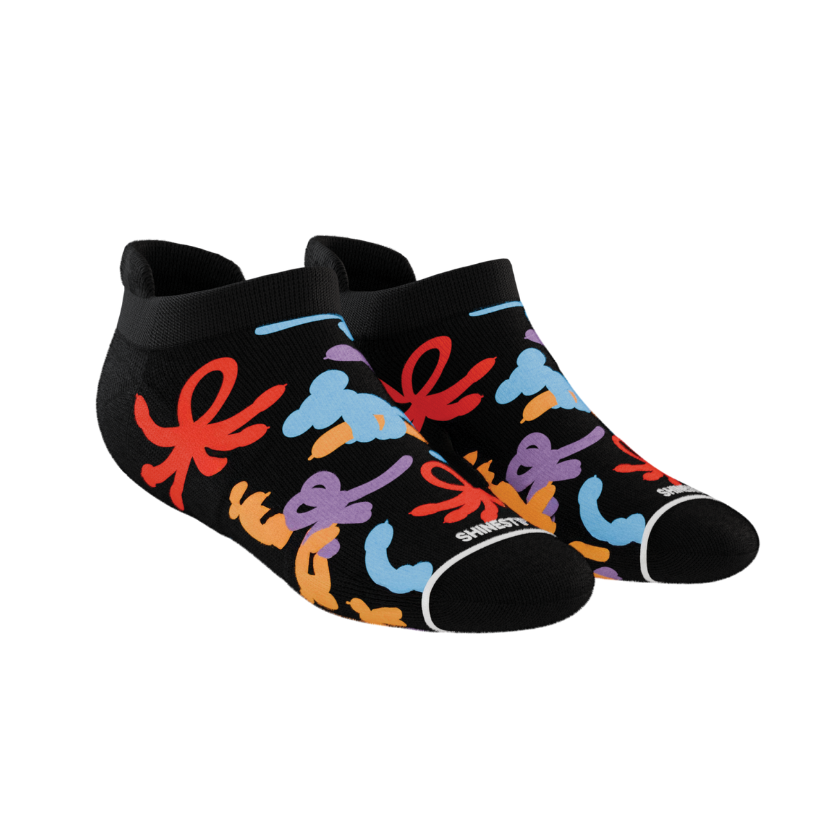 The Knot Tonights | Balloon Animal Heel Hammock™ Ankle Socks - Shinesty