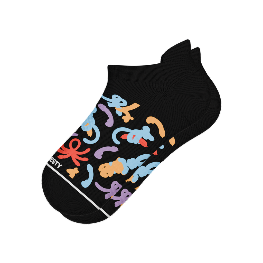 The Knot Tonights | Balloon Animal Heel Hammock™ Ankle Socks - Shinesty