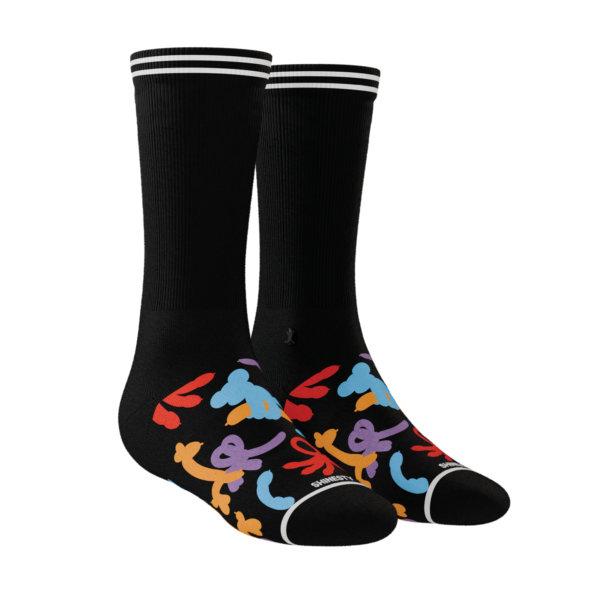 The Knot Tonights | Balloon Animal Heel Hammock™ Crew Socks - Shinesty