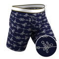 The Knotty Spots | Nautical Knots Ball Hammock® Boxer - Long Leg - Shinesty