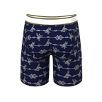 The Knotty Spots | Nautical Knots Ball Hammock® Boxer - Long Leg - Shinesty