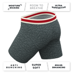 The Koala Camo | Heather Grey Ball Hammock® Boxer - Long Leg - Shinesty