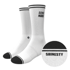 The Late Night Text | Send Nudes Heel Hammock™ Crew Socks - Shinesty