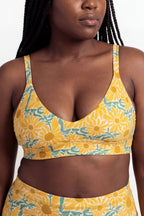 The June Bug | Sunflower Boob Hammock™ Plunge Bralette - Shinesty
