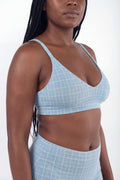 The Spick & Span | Window Pane Plaid Boob Hammock™ Plunge Bralette - Shinesty