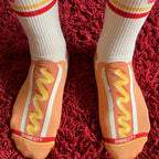The Dog On Dog | Shinesty x Wienerschnitzel Heel Hammock™ Crew Socks - Shinesty