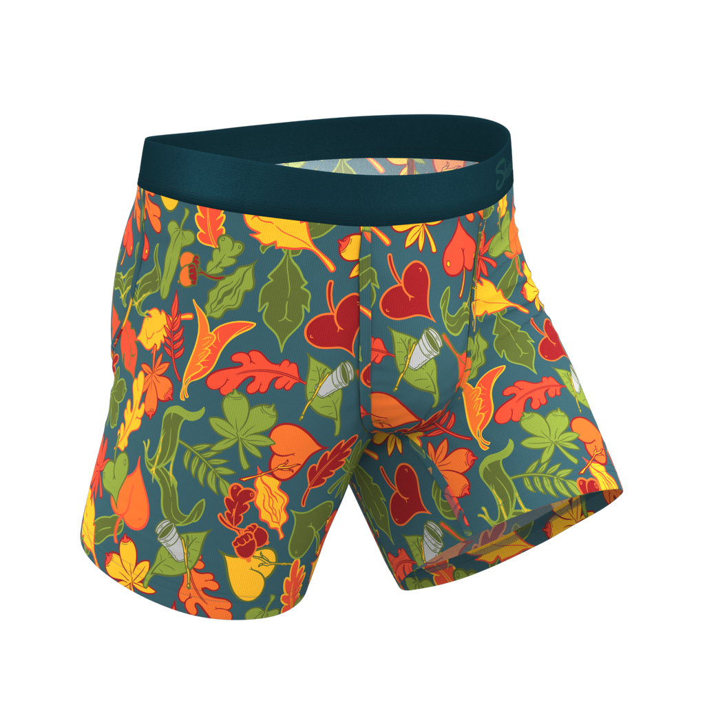 The Leaf Peeps | Naughty Leaves Ball Hammock® Pouch Underwear - Shinesty