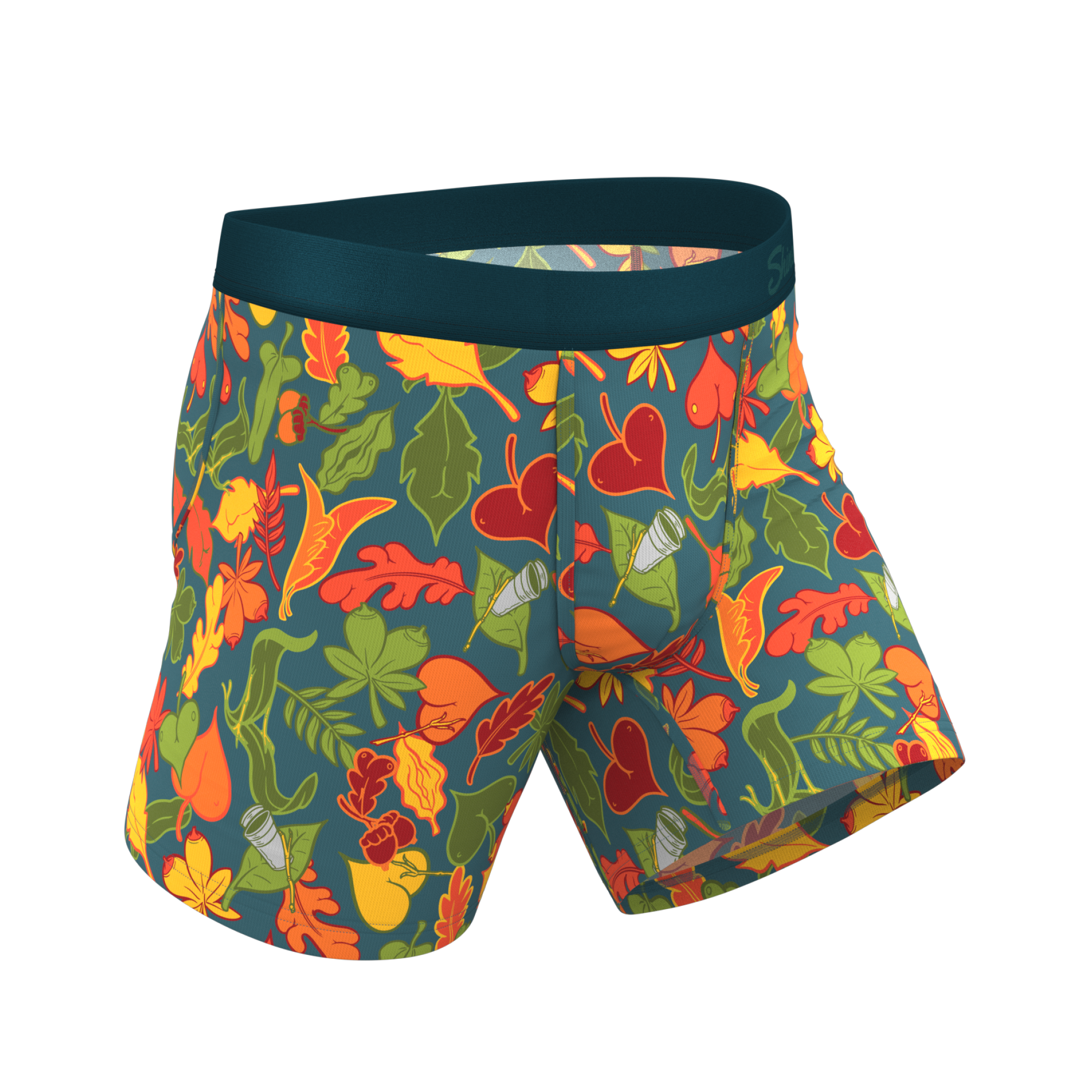 The Leaf Peeps | Naughty Leaves Ball Hammock® Pouch Underwear - Shinesty