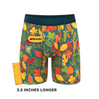 The Leaf Peeps | Naughty Leaves Ball Hammock® Boxer - Long Leg - Shinesty