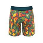 The Leaf Peeps | Naughty Leaves Ball Hammock® Boxer - Long Leg - Shinesty