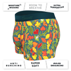 The Leaf Peeps | Naughty Leaves Ball Hammock® Pouch Trunks Underwear - Shinesty