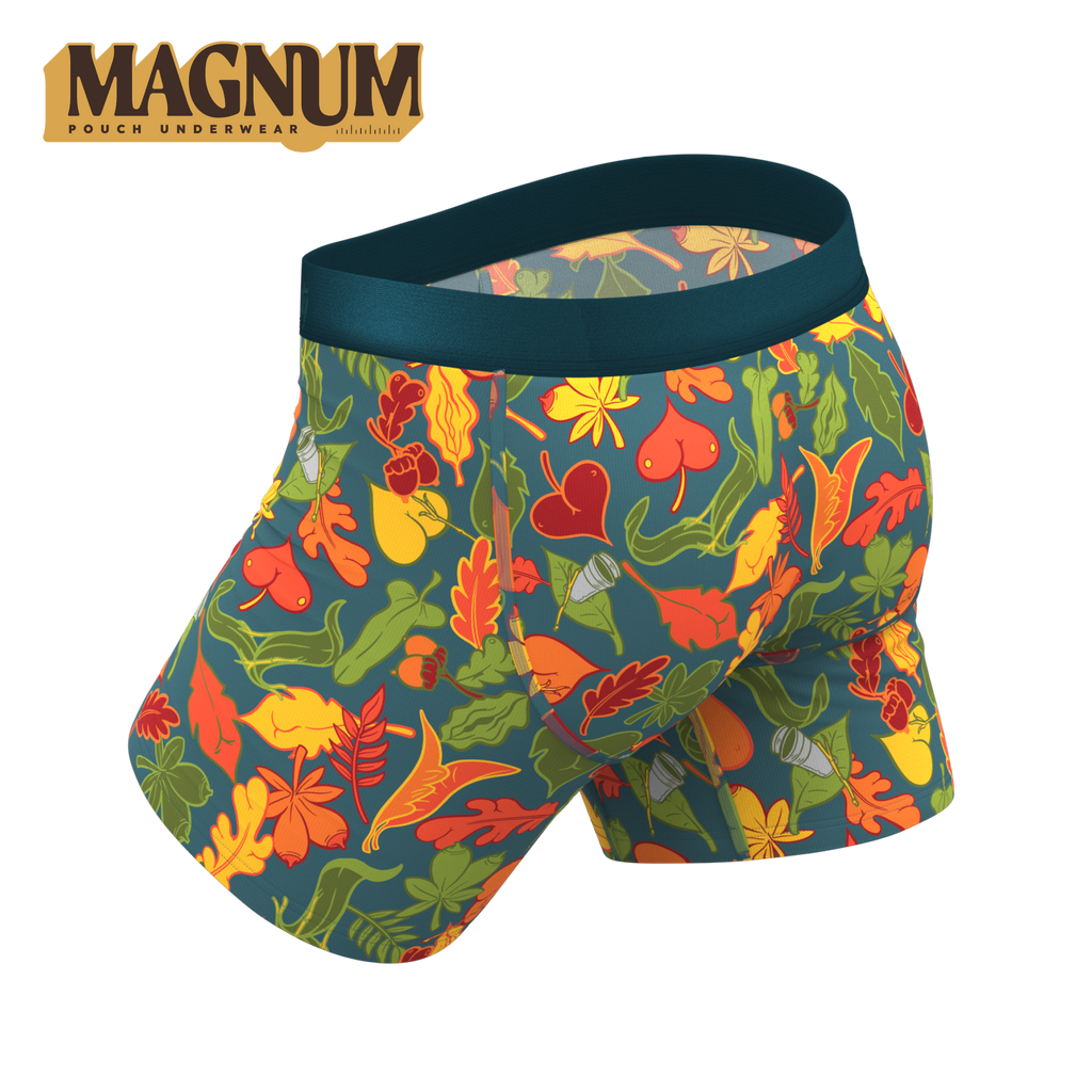 The Leaf Peeps | Naughty Leaves Ball Hammock® Magnum Big Pouch Underwear - Shinesty
