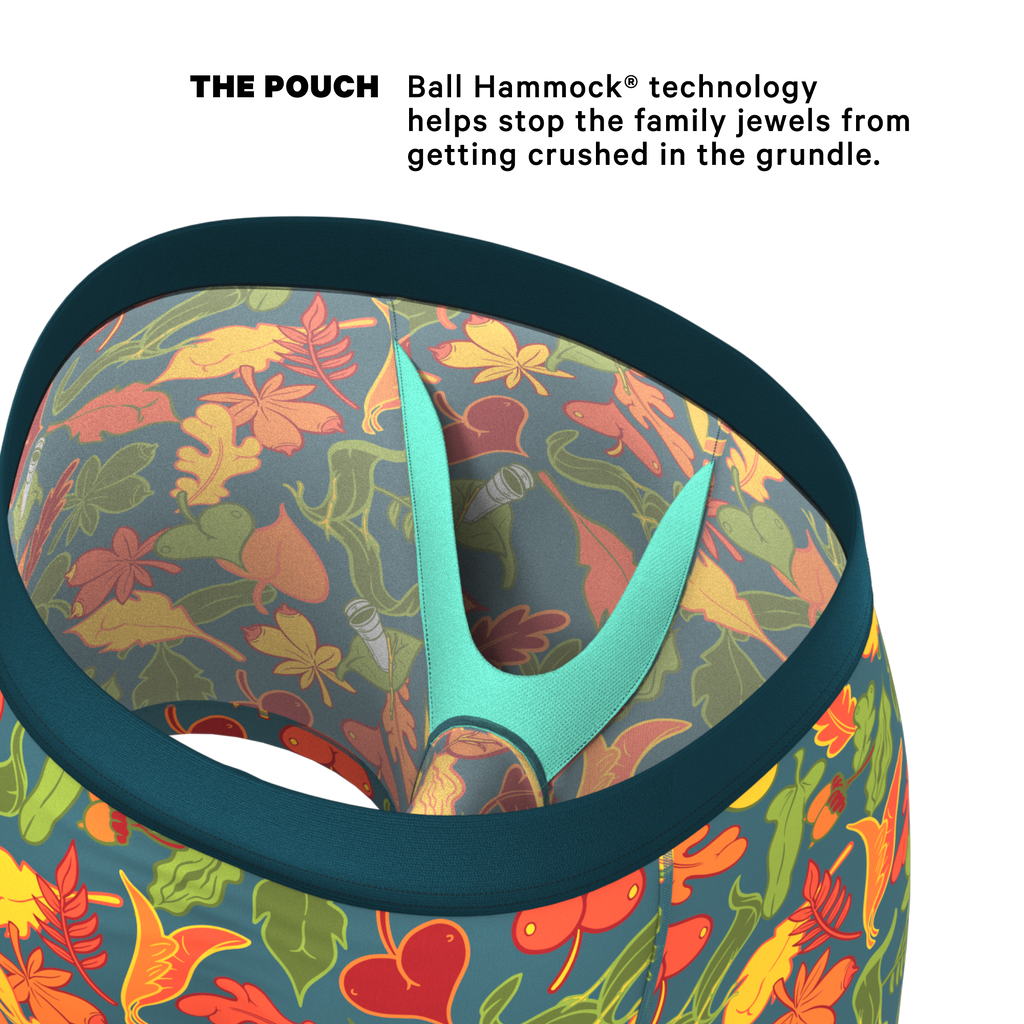 The Leaf Peeps | Naughty Leaves Ball Hammock® Pouch Underwear - Shinesty
