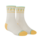 The Lemon Zest | Limoncello Heel Hammock™ Quarter Crew Socks - Shinesty