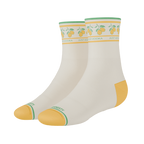The Lemon Zest | Limoncello Heel Hammock™ Quarter Crew Socks - Shinesty