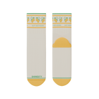The Lemon Zest | Limoncello Heel Hammock™ Quarter Crew Socks - Shinesty