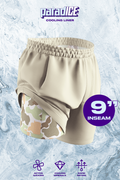 The Lieutenant | Khaki and Camo Ball Hammock® 9 Inch Athletic Shorts - Shinesty