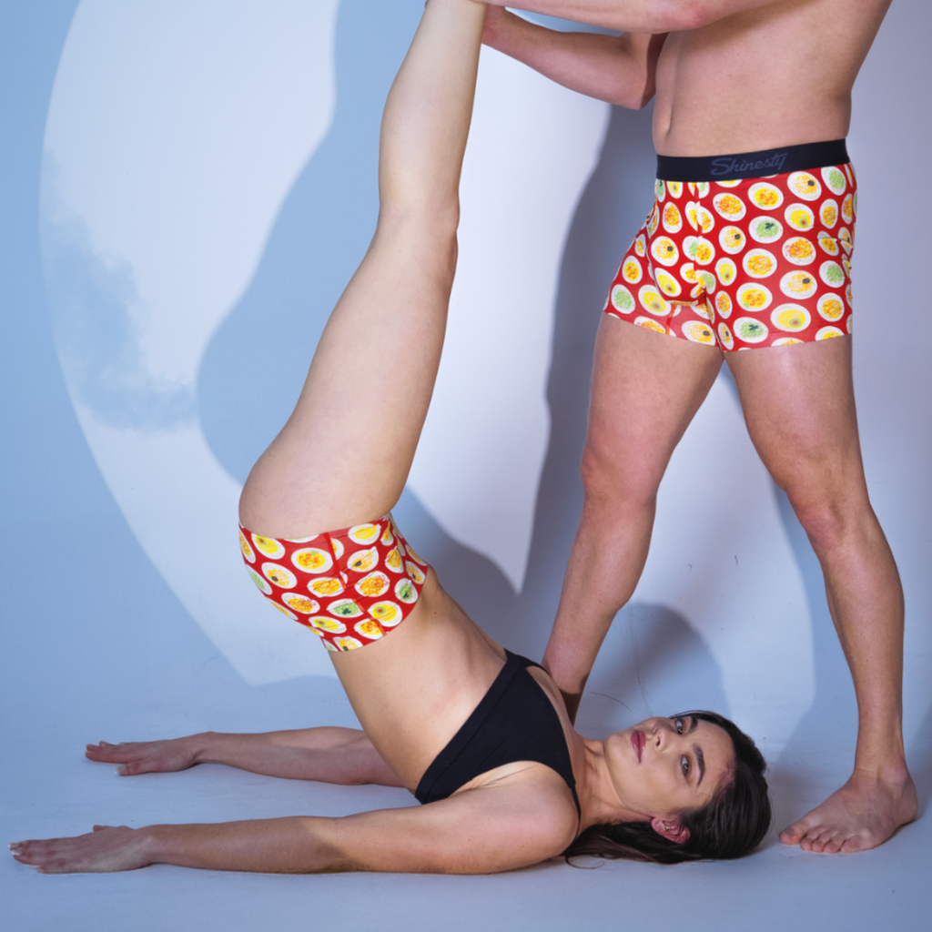The Eggstasy | Deviled Egg Fart Proof Ball Hammock® Pouch Underwear - Shinesty