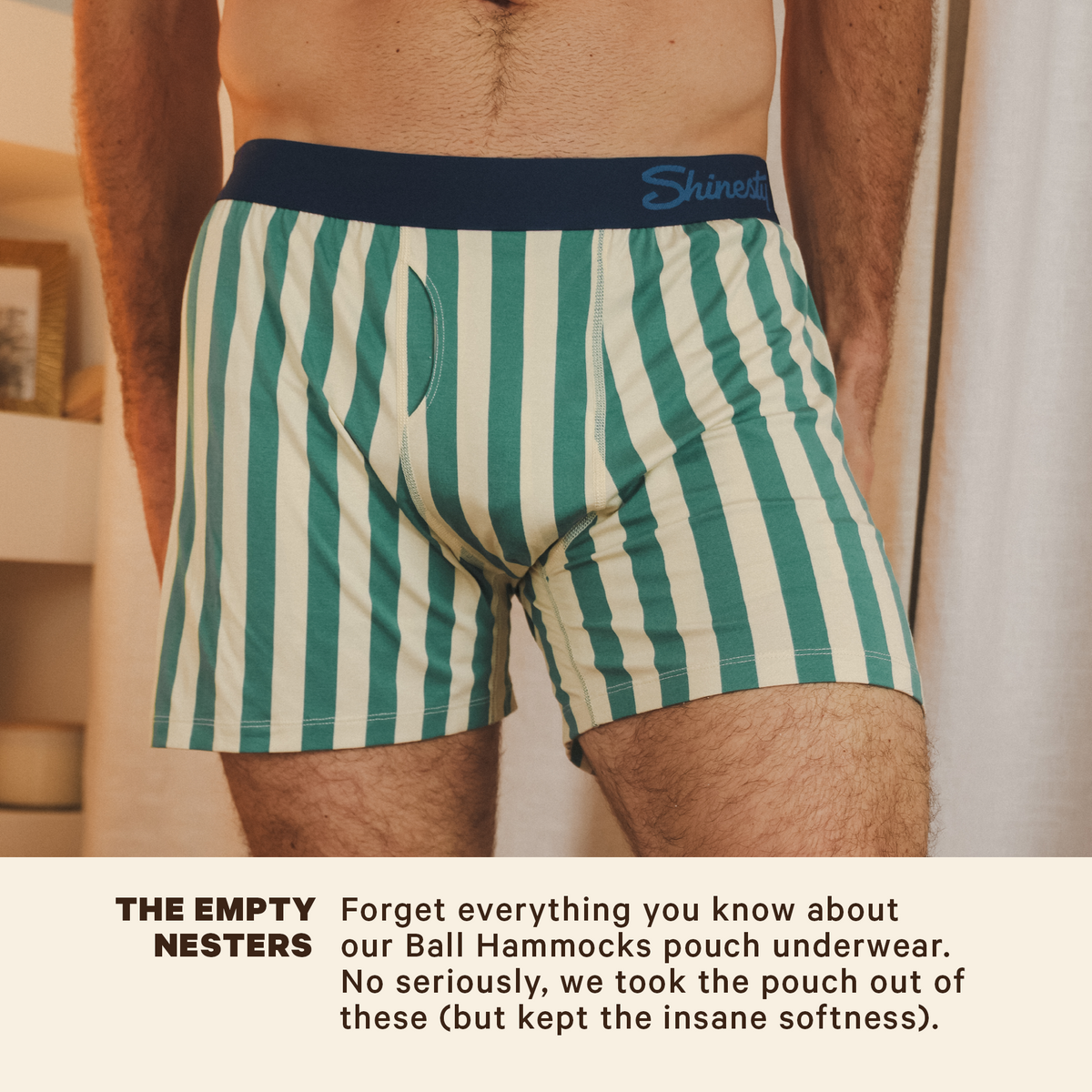 The Nantucket | Green Dock Stripe Boxers - Shinesty