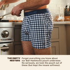 The Mad for Plaid | Navy Gingham Boxers - Shinesty