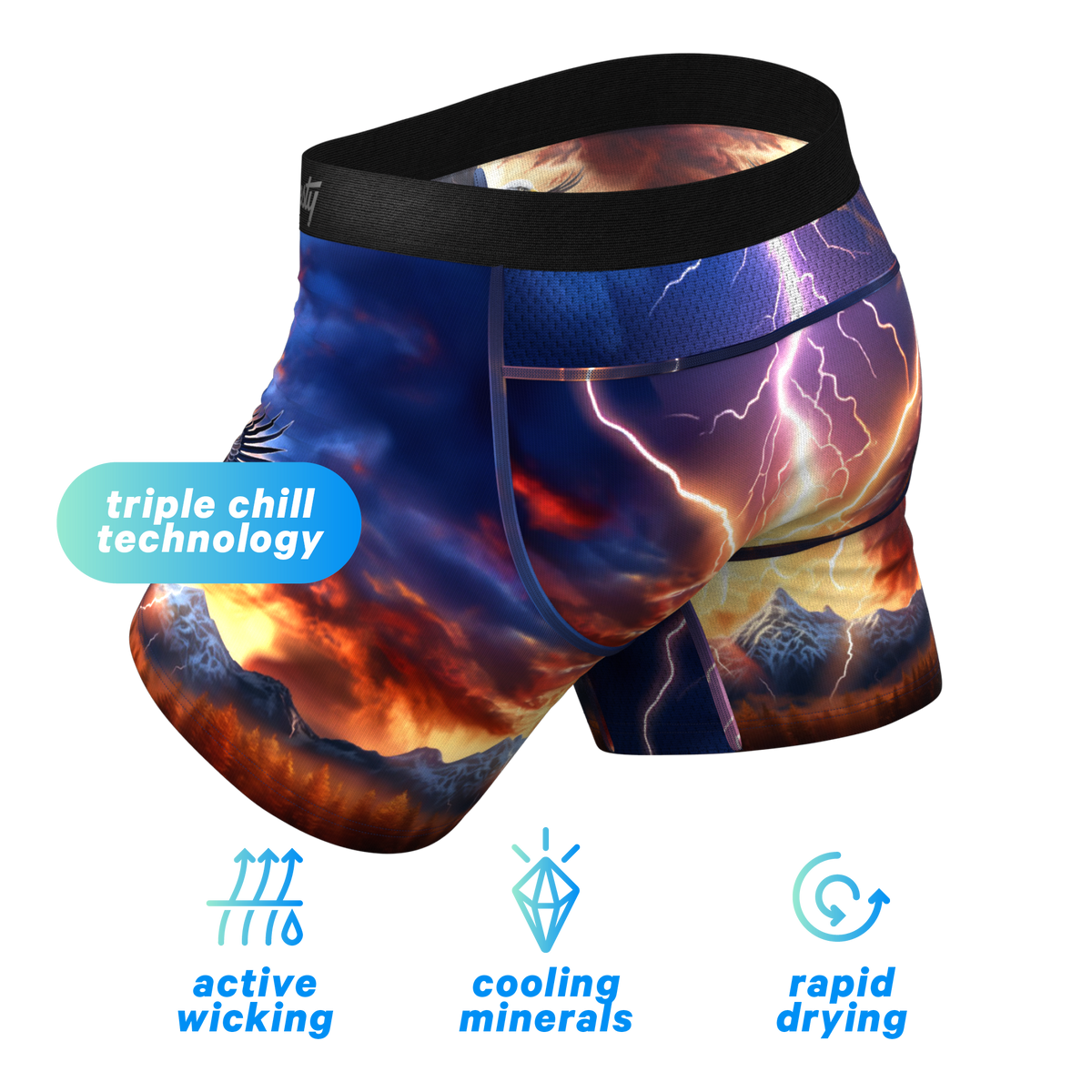 The Lightning Rod | Eagle Lightening paradICE™ Cooling Ball Hammock® Underwear - Shinesty
