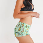 The Line Dance | Cowboy Boots Modal Boyshort Underwear - Shinesty