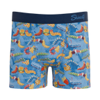The Little Nibbles | Junk Food Caterpillars Youth Boxer Briefs - Shinesty