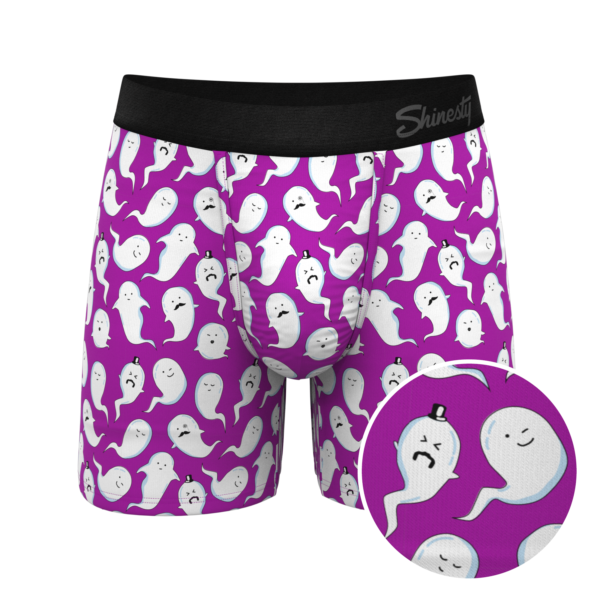 The Little Swimmers | Ghost Print Ball Hammock® Pouch Underwear - Shinesty