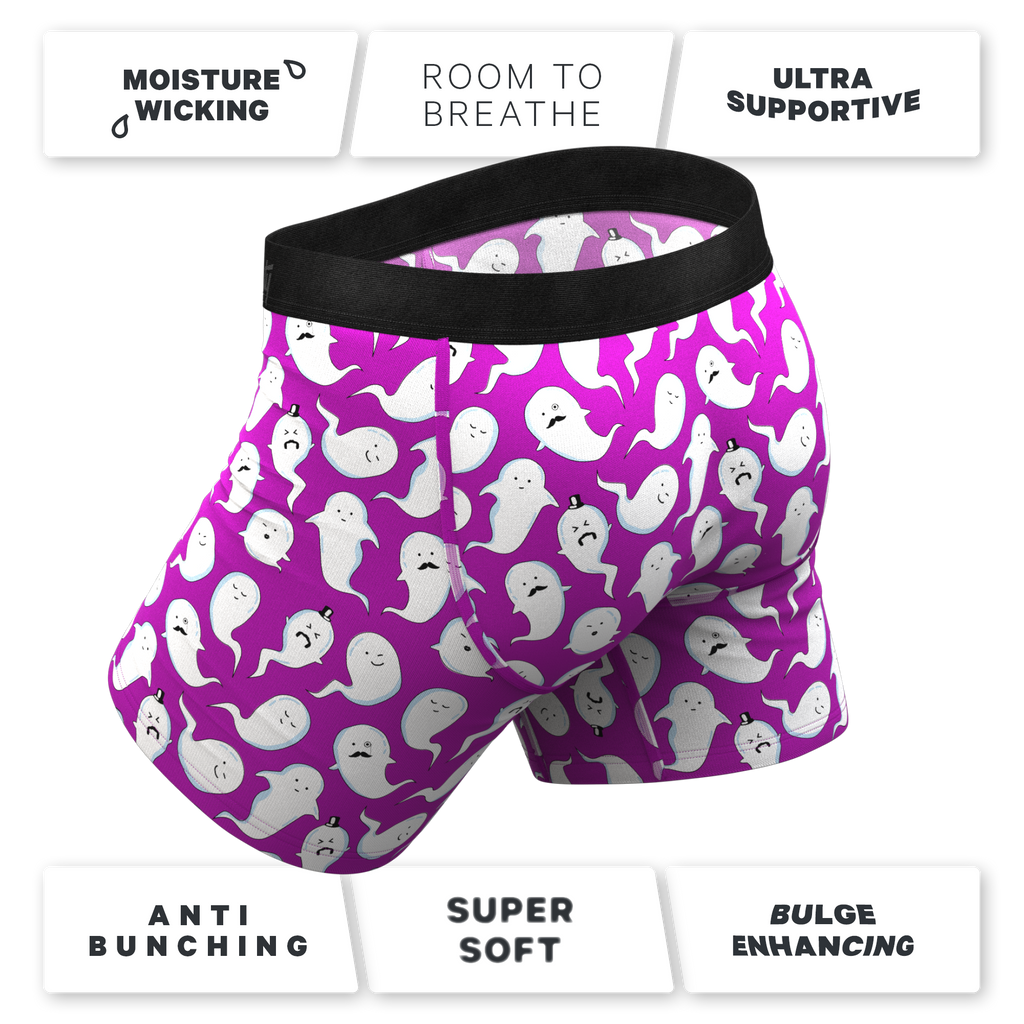 The Little Swimmers | Ghost Print Ball Hammock® Pouch Underwear - Shinesty