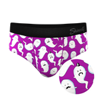 The Little Swimmers | Ghost Print Ball Hammock® Pouch Underwear Briefs - Shinesty
