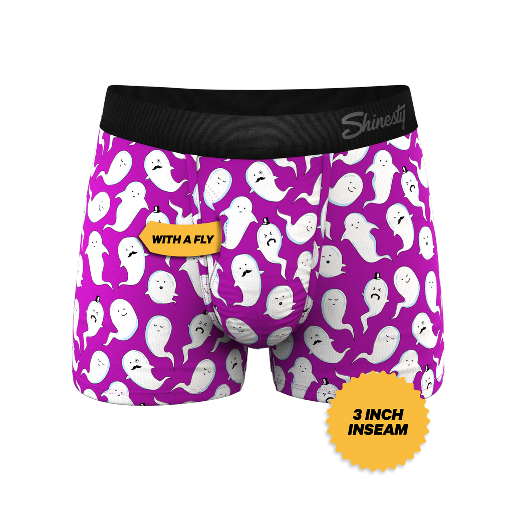 The Little Swimmers | Ghost Print Ball Hammock® Pouch Trunks Underwear - Shinesty