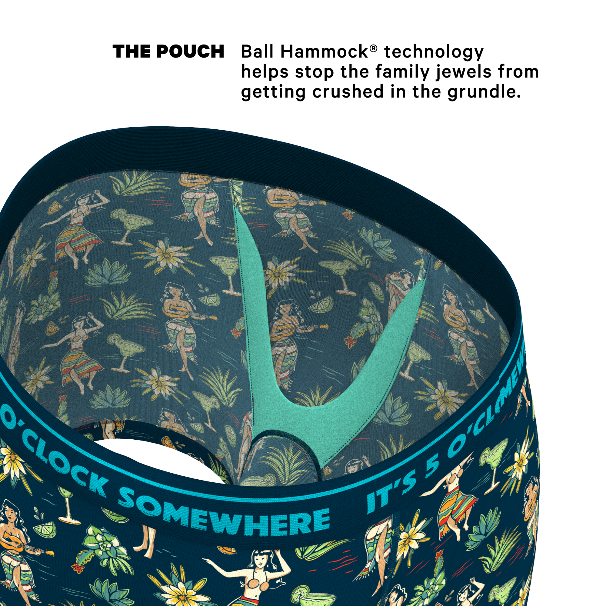 The Lost Shaker of Salt | Shinesty x Margaritaville® Ball Hammock® Pouch Underwear - Shinesty