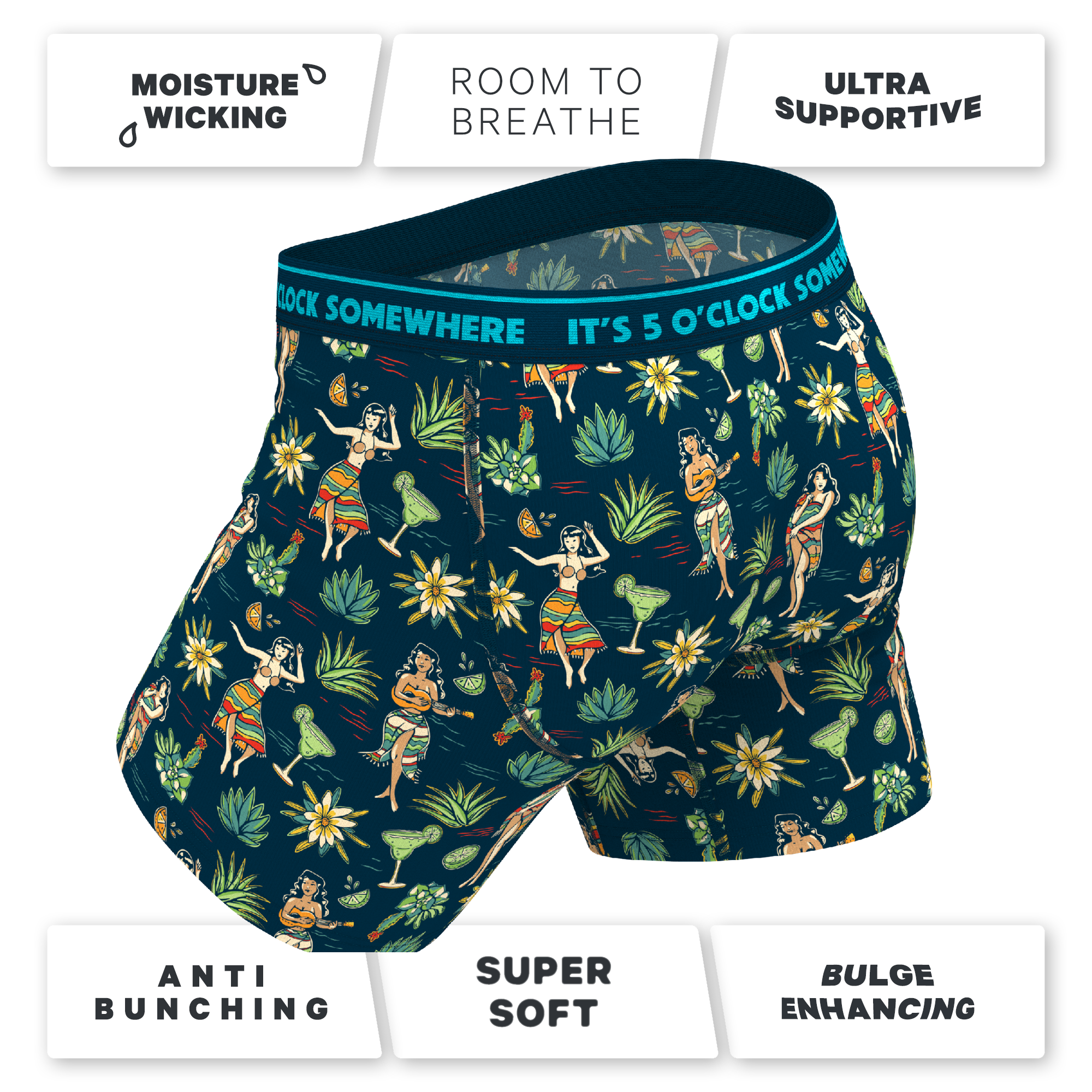 The Lost Shaker of Salt | Shinesty x Margaritaville® Ball Hammock® Pouch Underwear - Shinesty