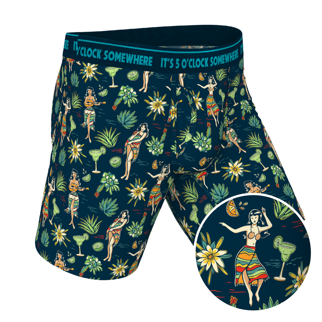 The Lost Shaker of Salt | Shinesty x Margaritaville® Ball Hammock® Boxer - Long Leg - Shinesty