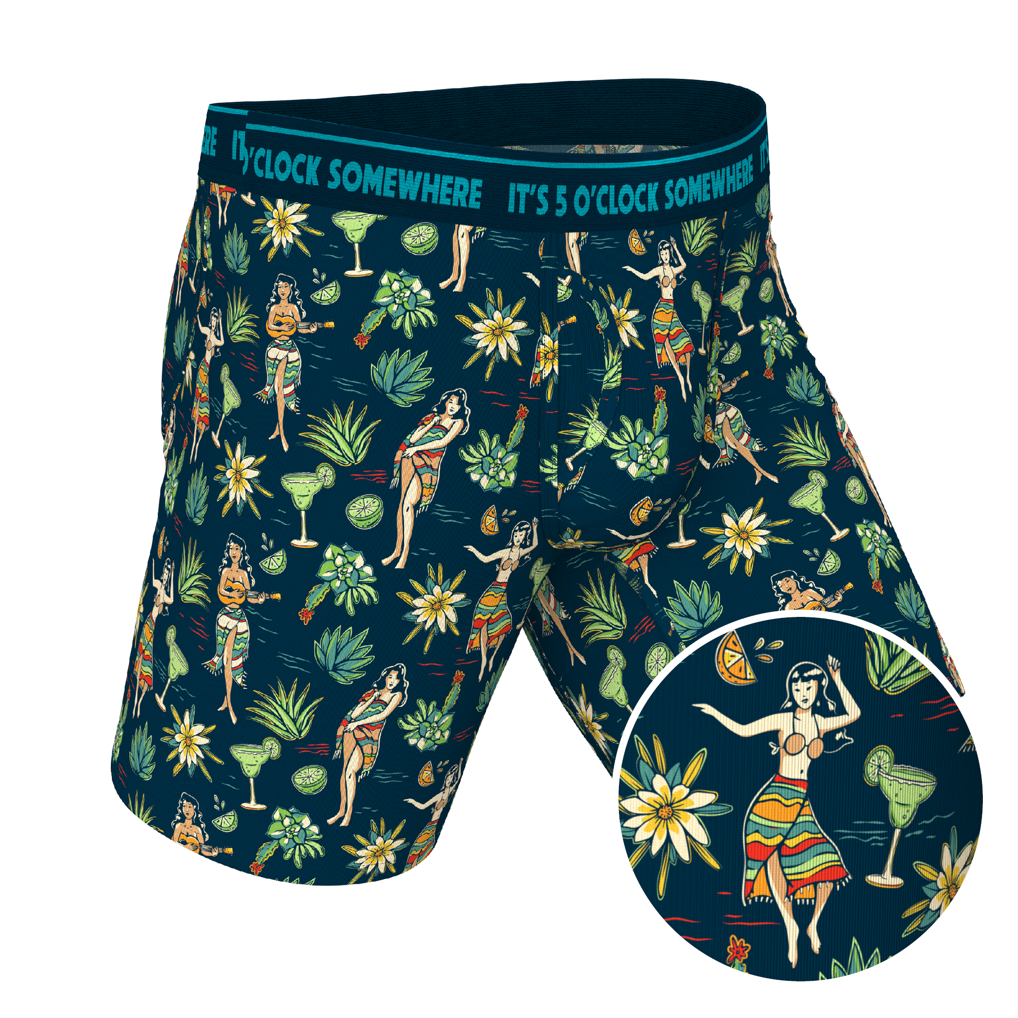 The Lost Shaker of Salt | Shinesty x Margaritaville® Ball Hammock® Boxer - Long Leg - Shinesty