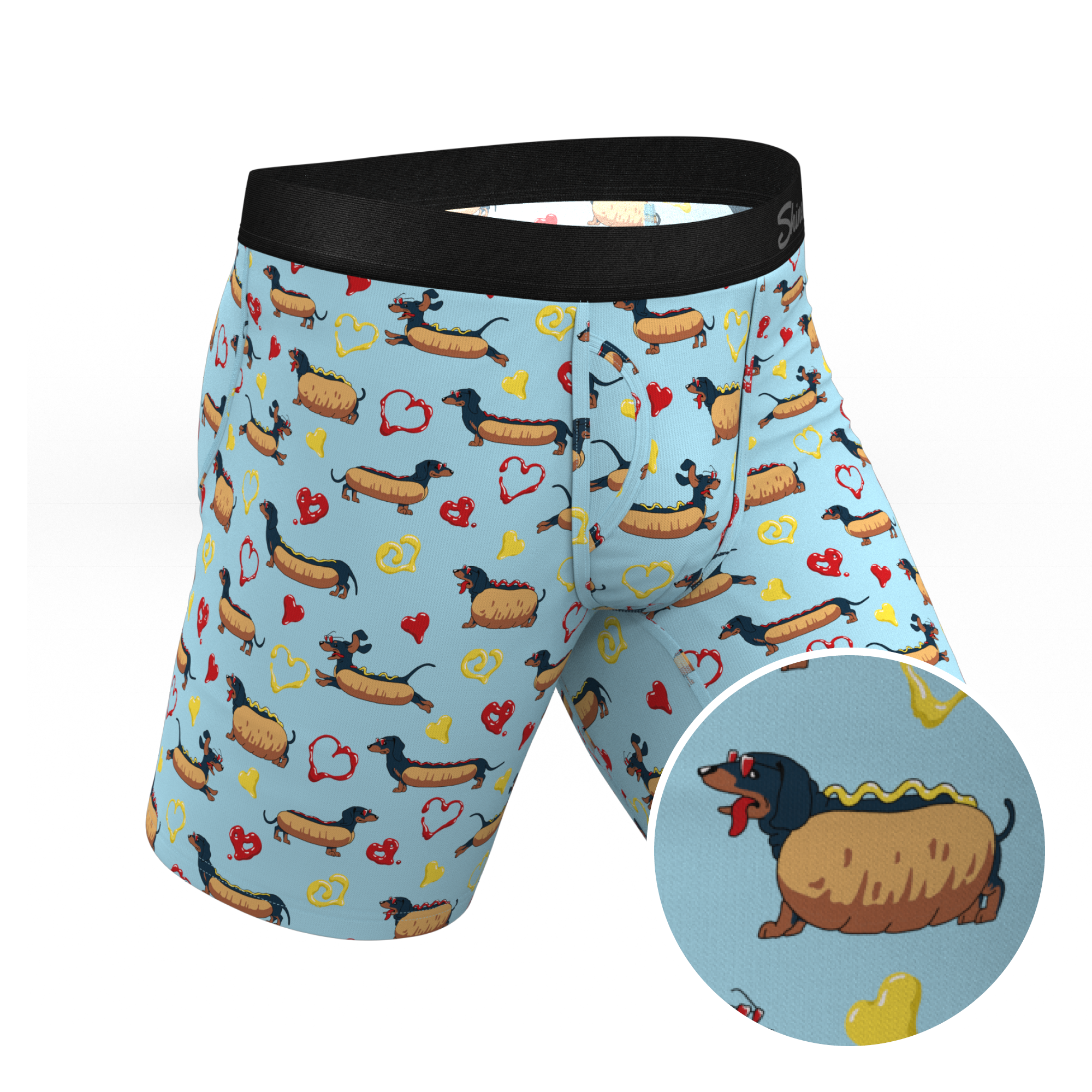 The Lovely Wiener | Wiener Dogs Ball Hammock® Boxer - Long Leg - Shinesty