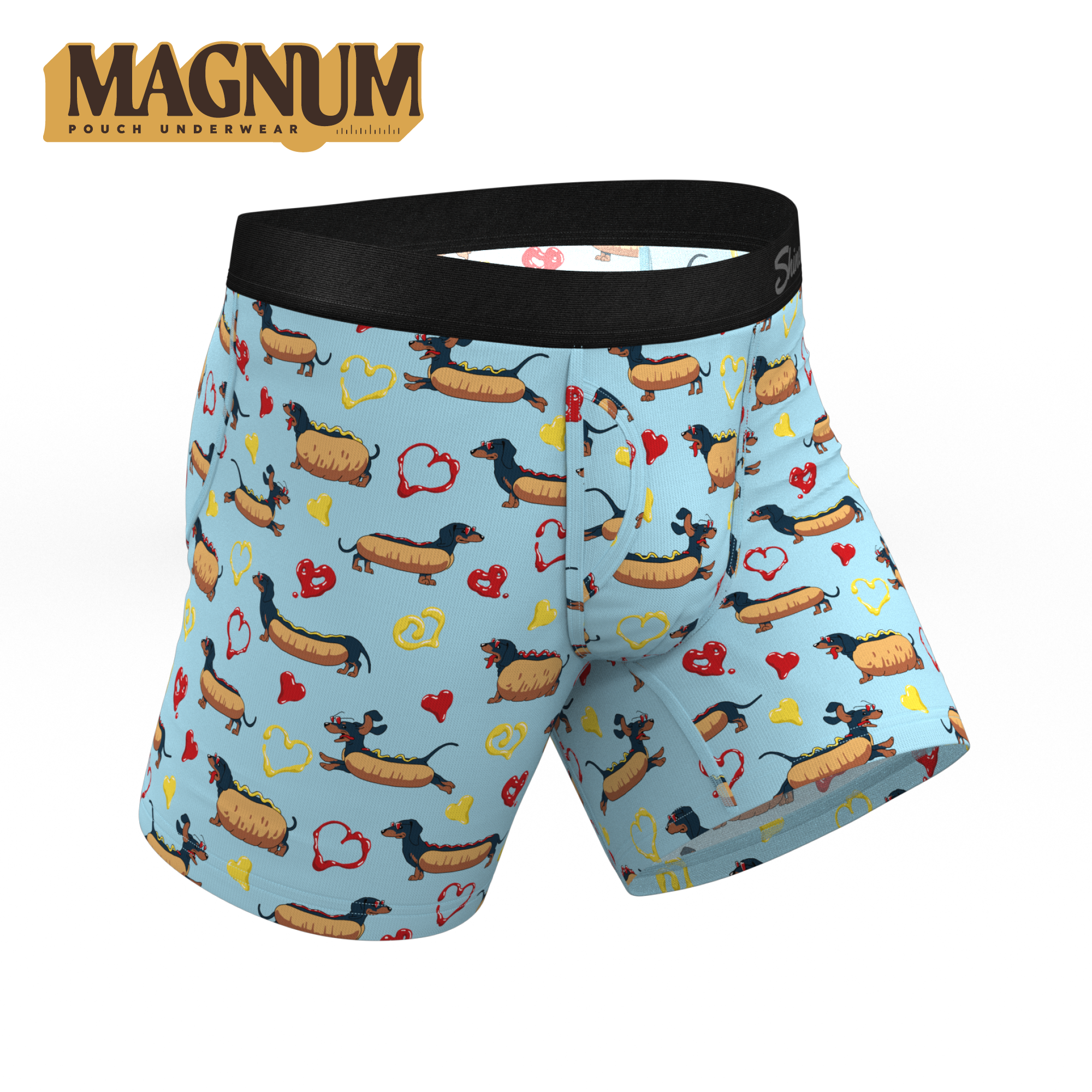 The Lovely Wiener | Wiener Dogs Ball Hammock® Magnum Big Pouch Underwear - Shinesty