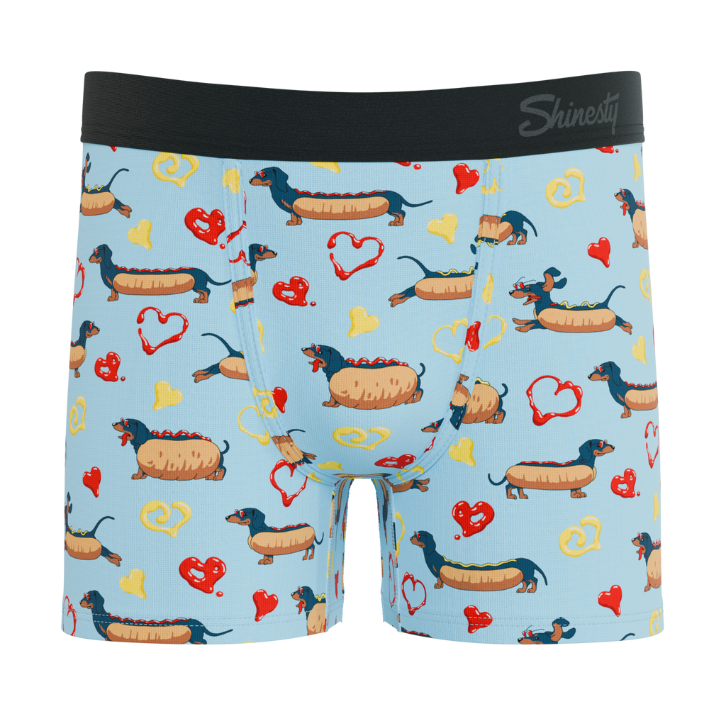 The Lovely Wiener | Wiener Dogs Youth Boxer Briefs - Shinesty